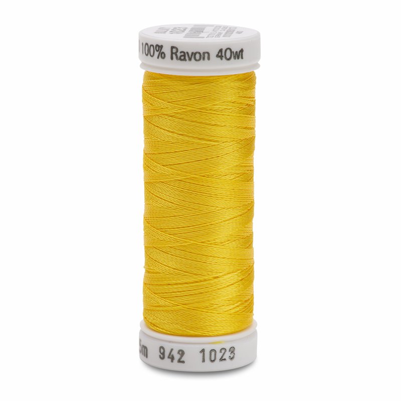 Sulky 40 Wt. Rayon Thread- Yellow - 250 yd. Spool