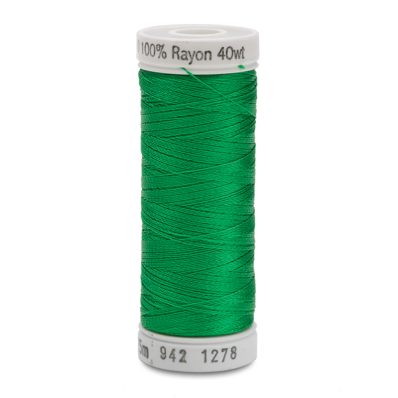 Sulky 40 Wt. Rayon Thread- Bright Green - 250 yd. Spool