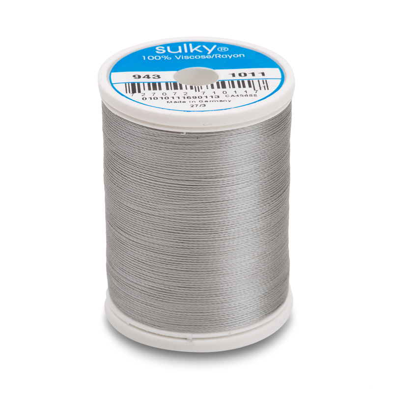 Sulky 40 Wt. Rayon Thread - Steel Gray - 850 yd. Spool