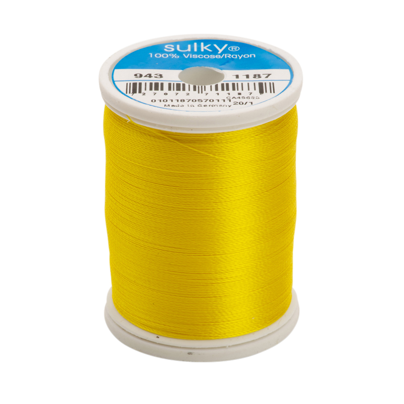 Sulky 40 Wt. Rayon Thread- Mimosa Yellow - 850 yd. Spool