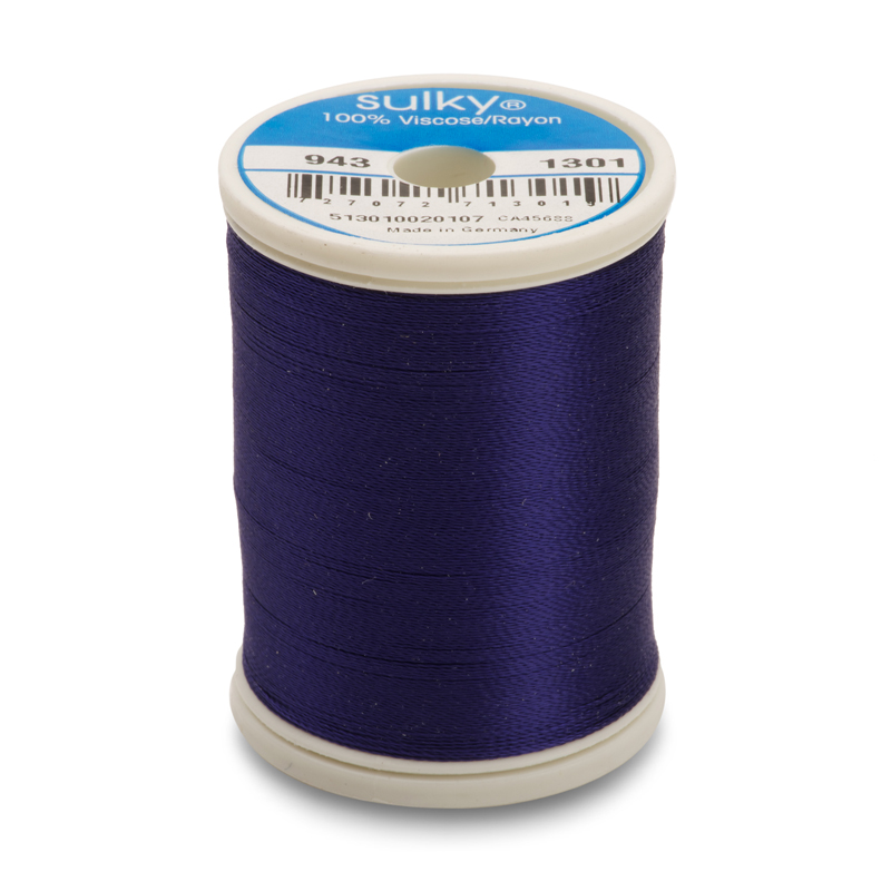 Sulky 40 Wt. Rayon Thread- Deep Eggplant - 850 yd. Spool