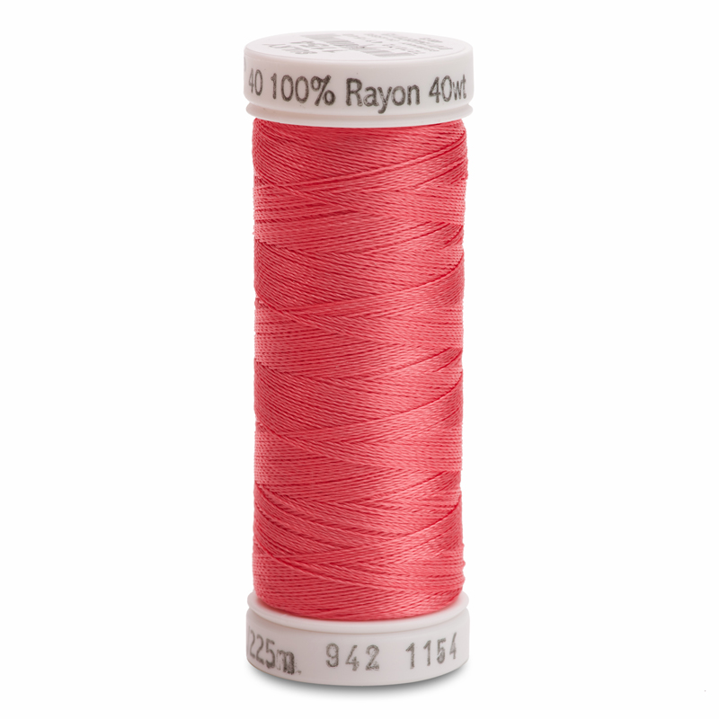 Sulky 40 Wt. Rayon Thread- Coral - 250 yd. Spool