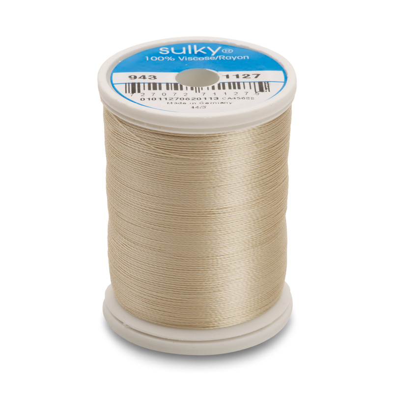 Sulky 40 Wt. Rayon Thread- Med. Ecru -850 yd. Spool