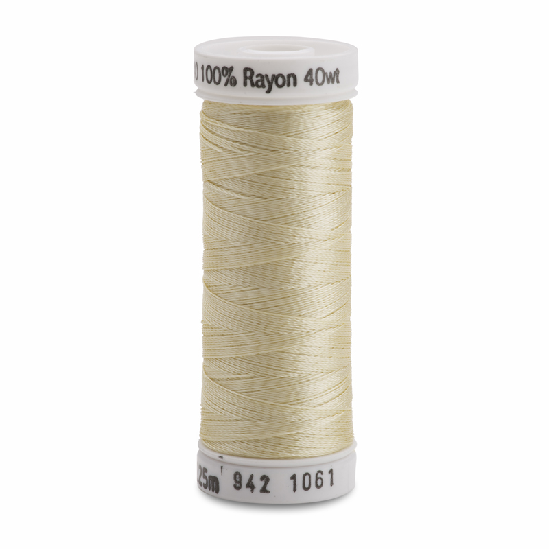Sulky 40 Wt. Rayon Thread- Pale Yellow - 250 yd. Spool