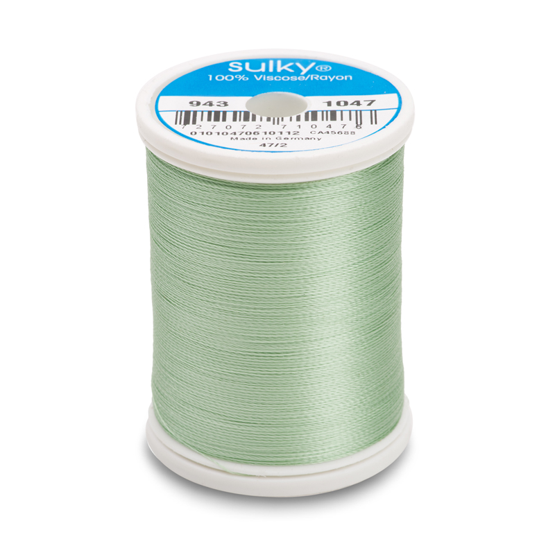 Sulky 40 Wt. Rayon Thread- Mint Green - 850 yd. Spool
