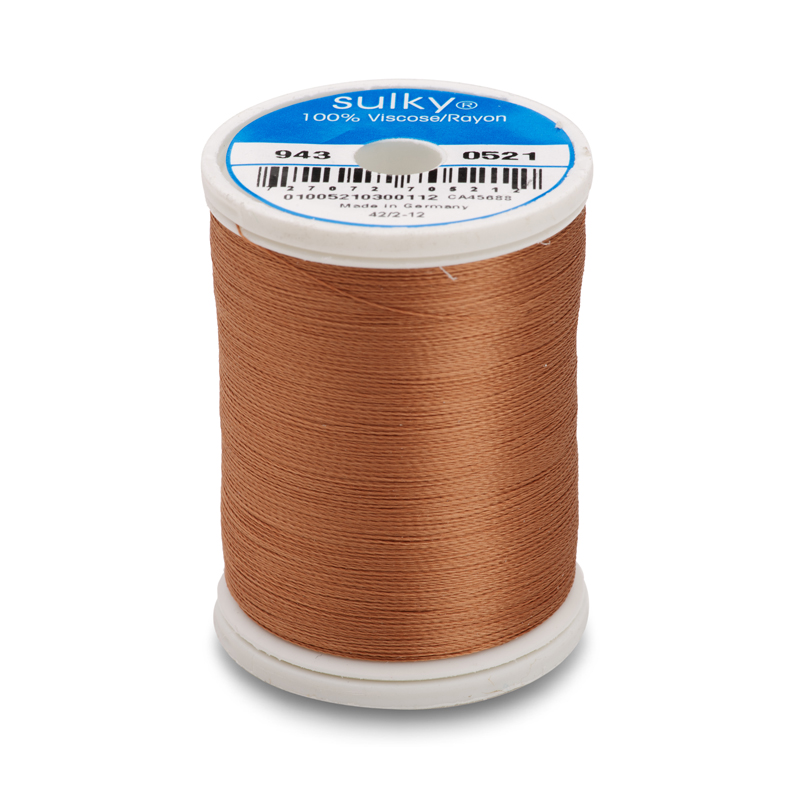Sulky 40 Wt. Rayon Thread - Nutmeg - 850 yd. Spool