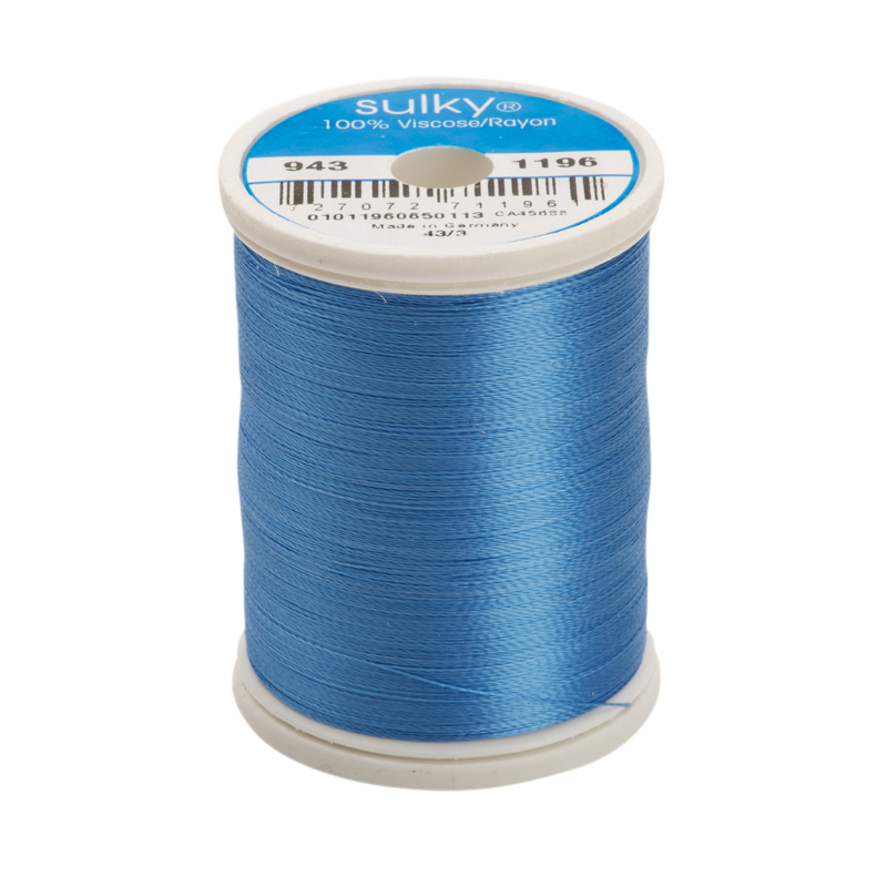 Sulky 40 Wt. Rayon Thread- Blue - 850 yd. Spool