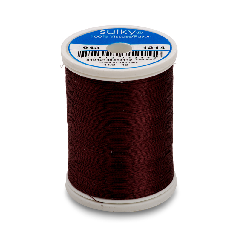 Sulky 40 Wt. Rayon Thread- Med. Chestnut - 850 yd. Spool