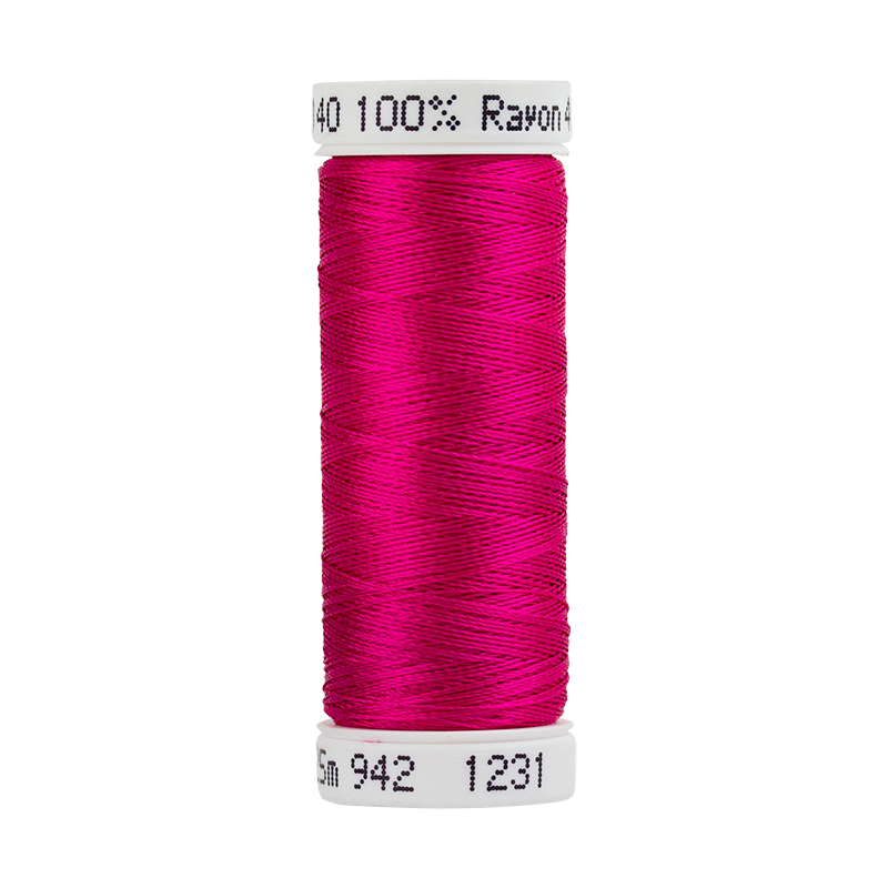 Sulky 40 Wt. Rayon Thread- Med. Rose - 250 yd. Spool