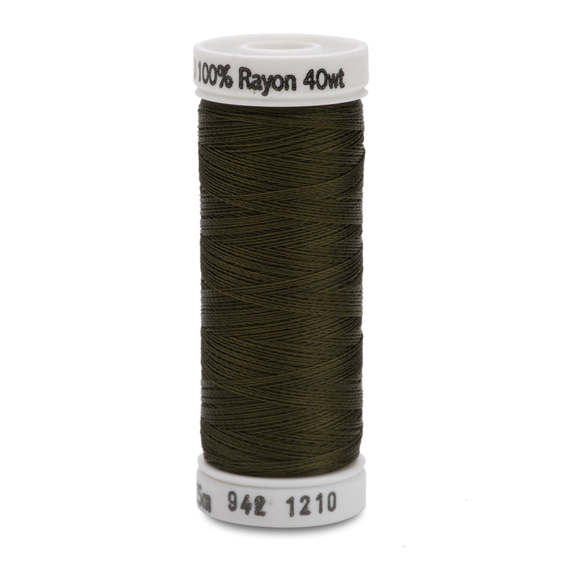 Sulky 40 Wt. Rayon Thread- Dk. Army Green - 250 yd. Spool