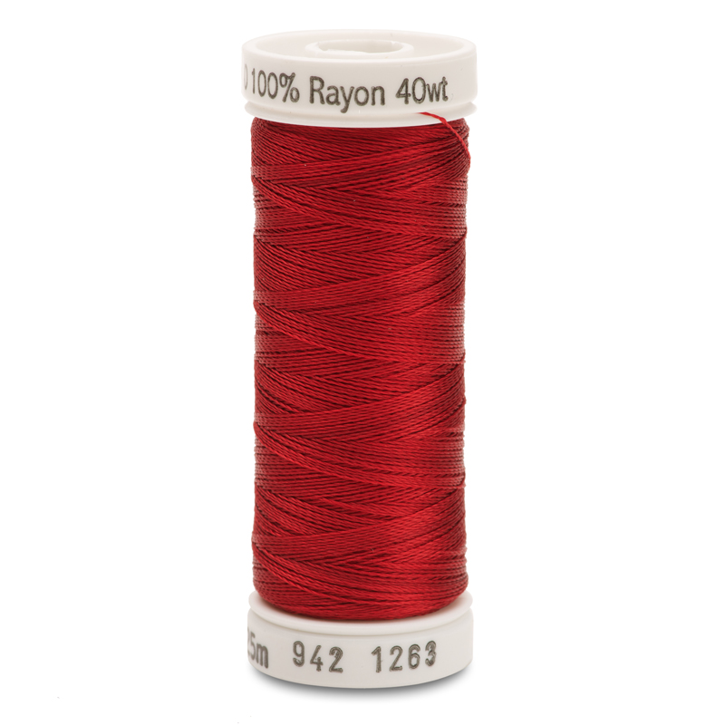 Sulky 40 Wt. Rayon Thread- Red Jubilee - 250 yd. Spool