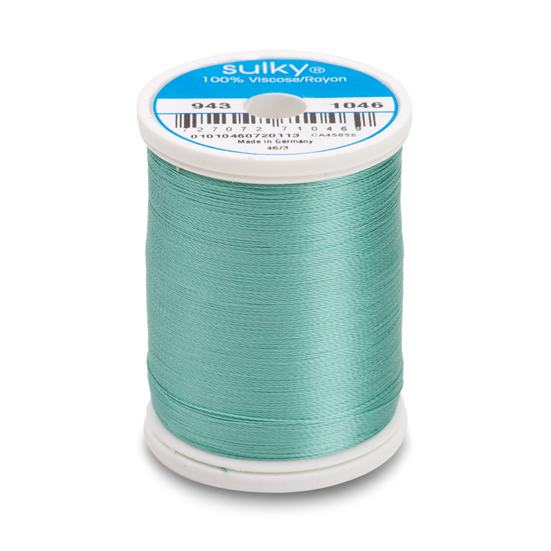 Sulky 40 Wt. Rayon Thread- Teal - 850 yd. Spool