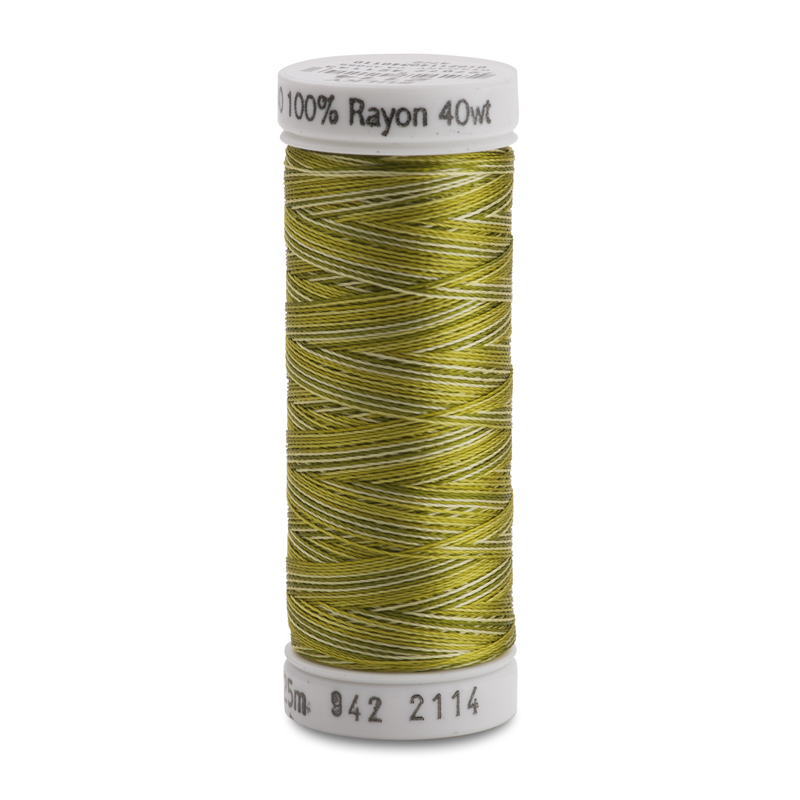 Sulky 40 Wt. Rayon Variegated Thread - Vari-Avocado Greens - 250 yd. Spool