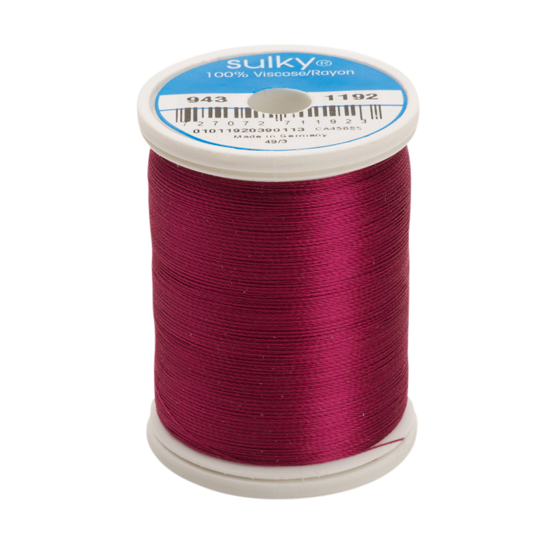 Sulky 40 Wt. Rayon Thread- Fuchsia - 850 yd. Spool