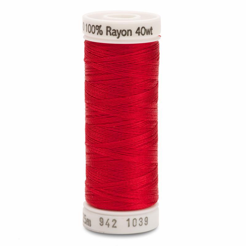 Sulky 40 Wt. Rayon Thread- True Red - 250 yd. Spool