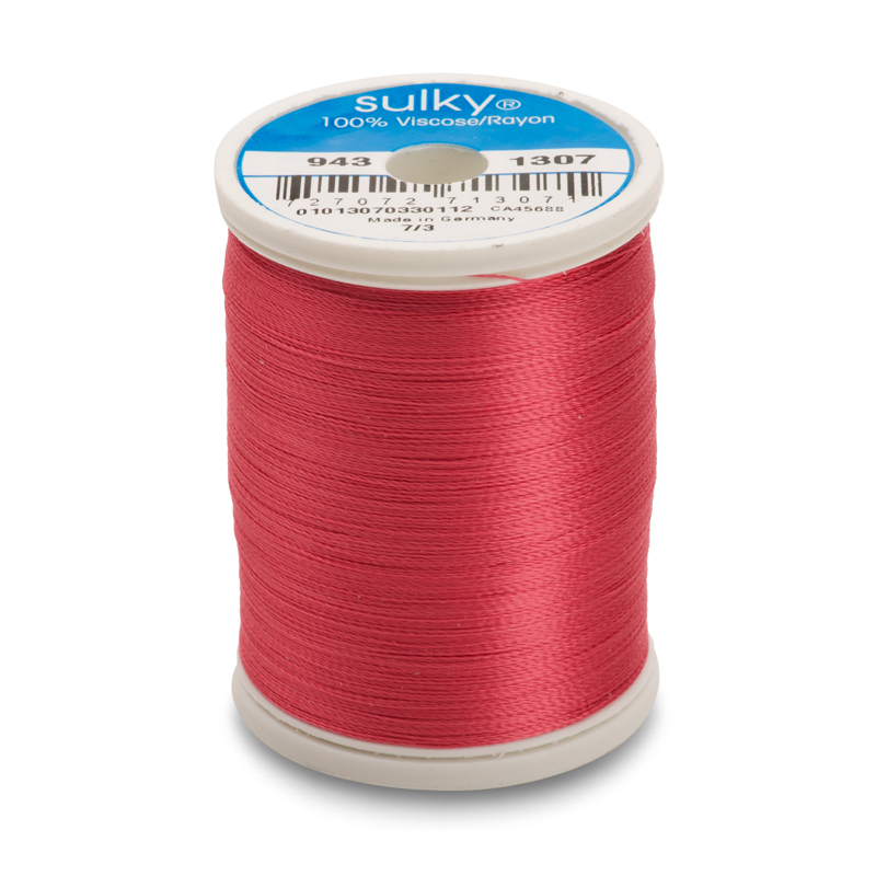 Sulky 40 Wt. Rayon Thread- Petal Pink - 850 yd. Spool