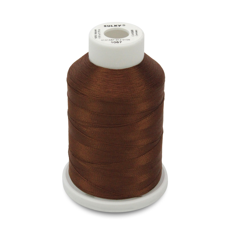 Sulky 40 Wt. Rayon Thread- Dk. Tawny Tan - 1,500 yd. Spool