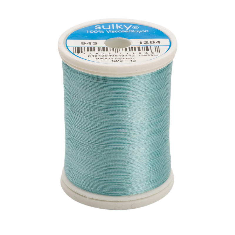 Sulky 40 Wt. Rayon Thread- Pastel Jade -850 yd. Spool