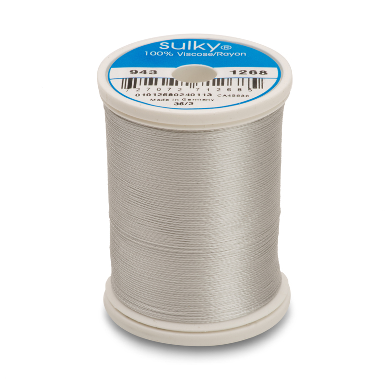 Sulky 40 Wt. Rayon Thread- Lt. Gray Khaki - 850 yd. Spool