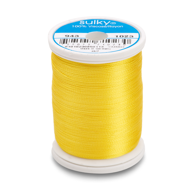 Sulky 40 Wt. Rayon Thread - Yellow - 850 yd. Spool