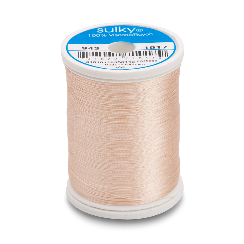 Sulky 40 Wt. Rayon Thread - Pastel Peach - 850 yd. Spool