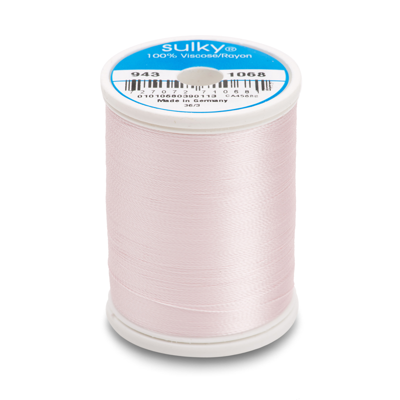 Sulky 40 Wt. Rayon Thread- Pink Tint - 850 yd. Spool