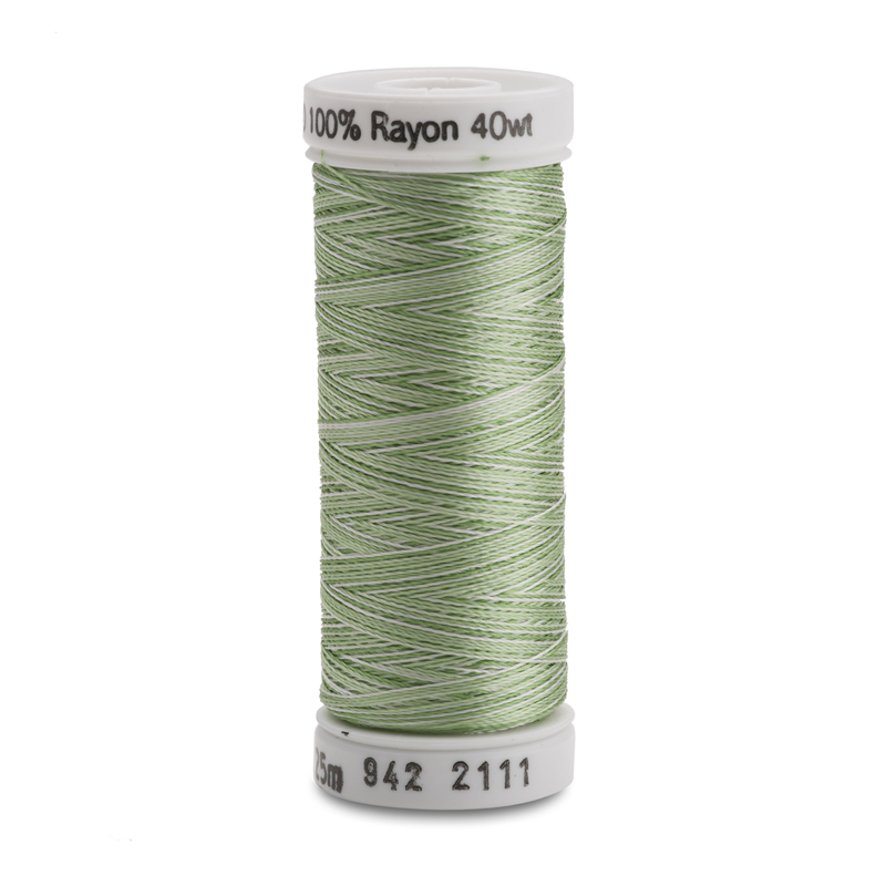 Sulky 40 Wt. Rayon Variegated Thread - Vari-Grass Greens - 250 yd. Spool