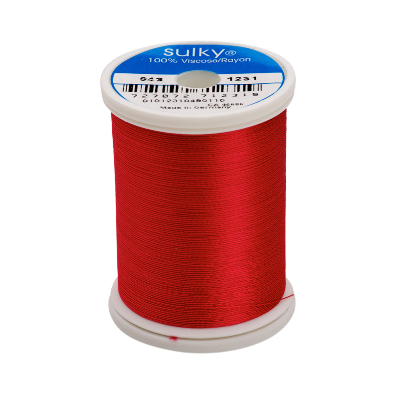 Sulky 40 Wt. Rayon Thread- Med. Rose - 850 yd. Spool