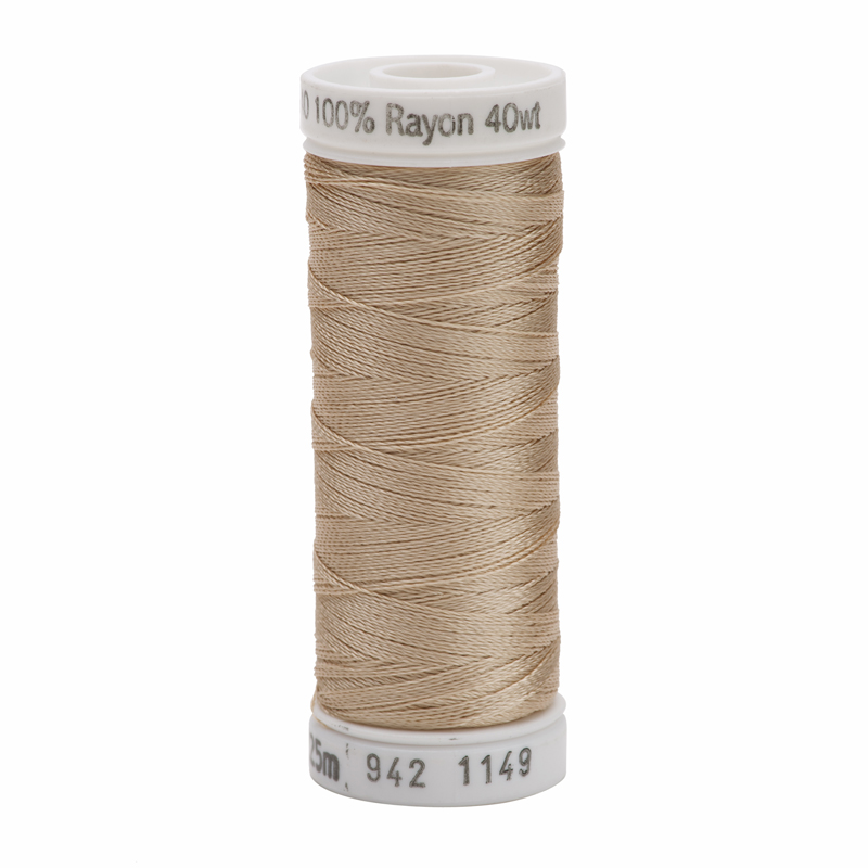 Sulky 40 Wt. Rayon Thread- Deep Ecru - 250 yd. Spool