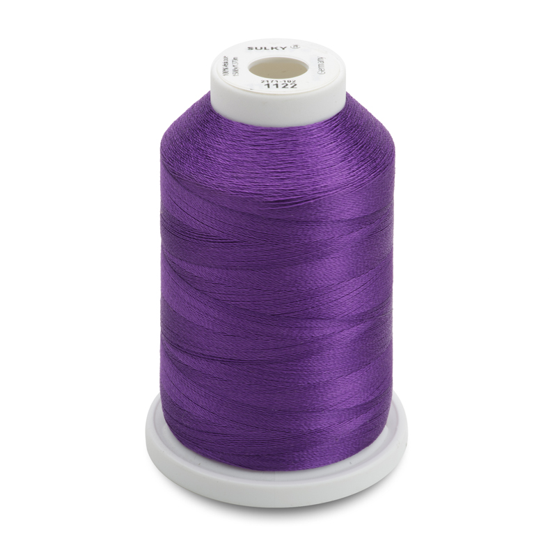 Sulky 40 Wt. Rayon Thread- Purple - 1,500 yd. Spool