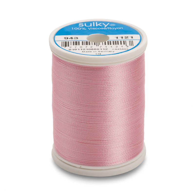 Sulky 40 Wt. Rayon Thread- Pink - 850 yd. Spool