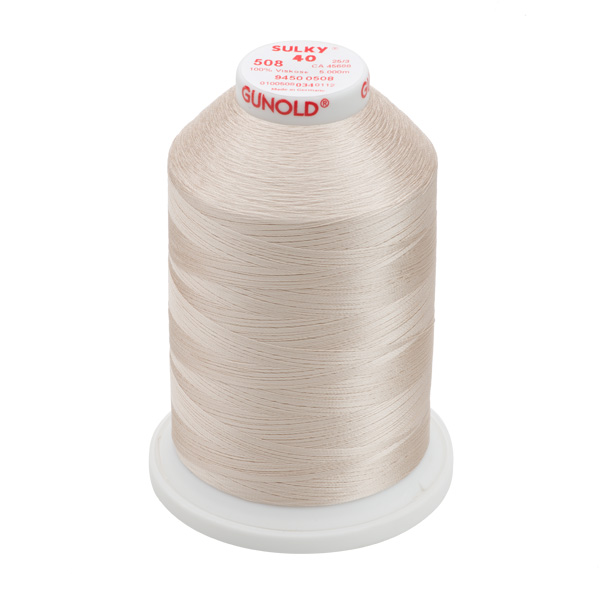 Sulky 40 Wt. Rayon Thread- Sand - 5,500 yd. Jumbo Cone