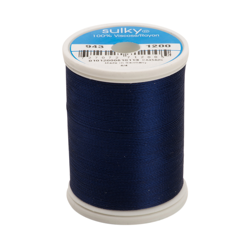Sulky 40 Wt. Rayon Thread- Med. Dk. Navy - 850 yd. Spool
