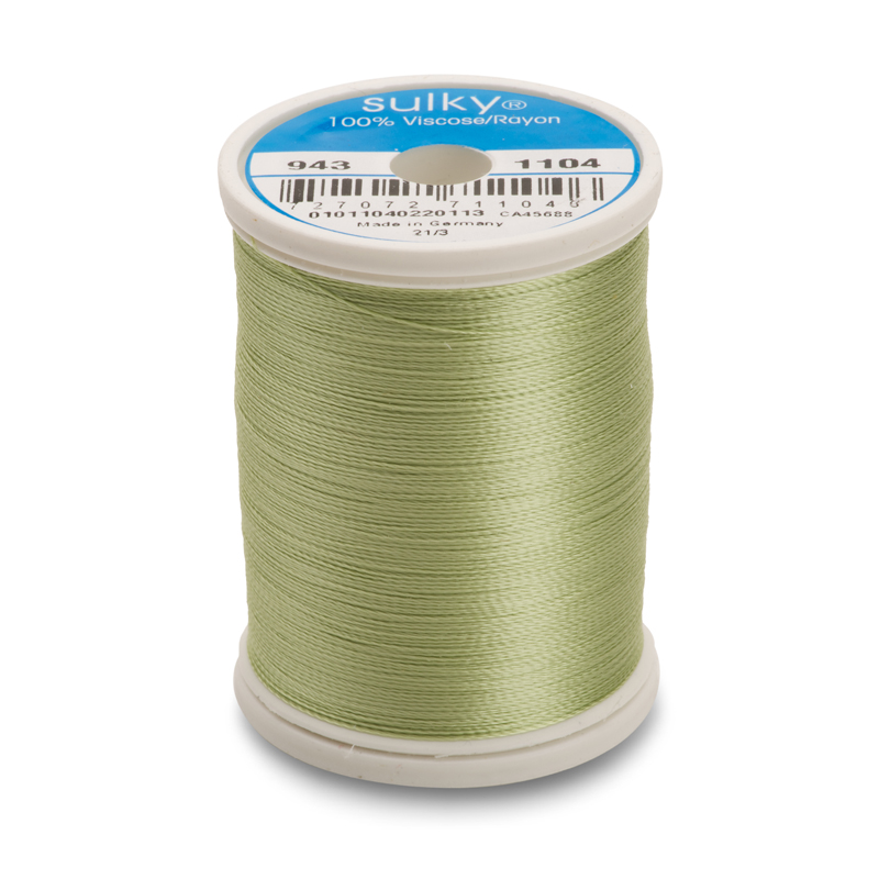 Sulky 40 Wt. Rayon Thread- Pastel Yellow Green - 850 yd. Spool