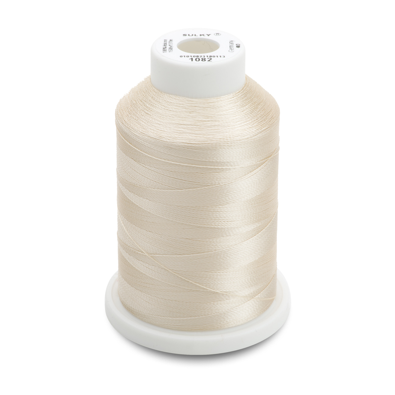 Sulky 40 Wt. Rayon Thread- Ecru - 1,500 yd. Spool