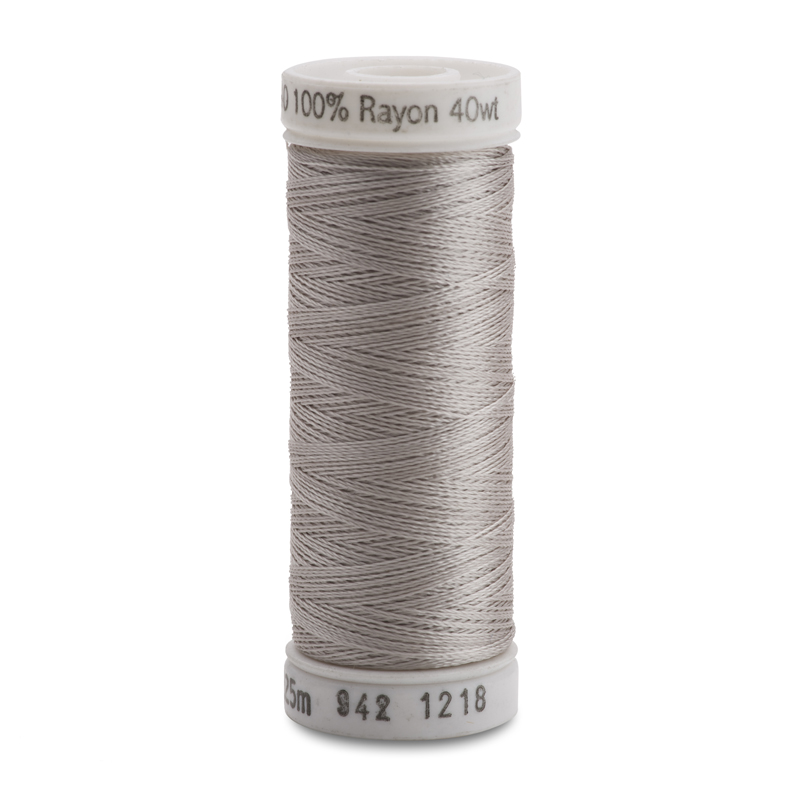 Sulky 40 Wt. Rayon Thread- Silver Gray - 250 yd. Spool