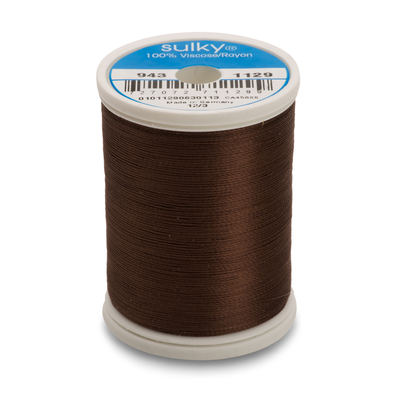 Sulky 40 Wt. Rayon Thread- Brown - 850 yd. Spool