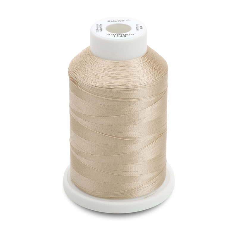 Sulky 40 Wt. Rayon Thread- Deep Ecru - 1,500 yd. Spool