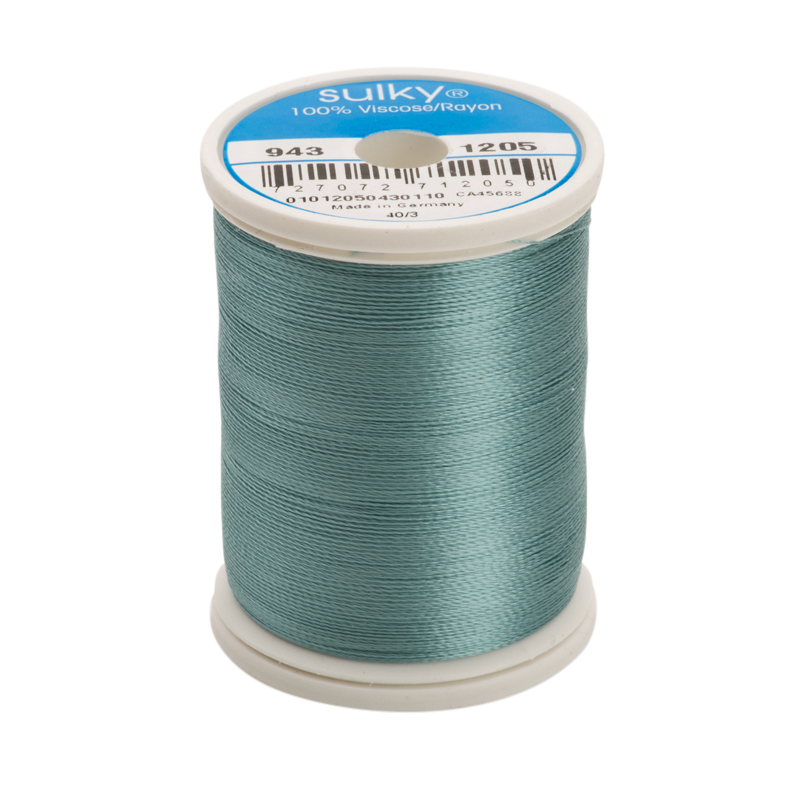 Sulky 40 Wt. Rayon Thread- Med. Jade - 850 yd. Spool