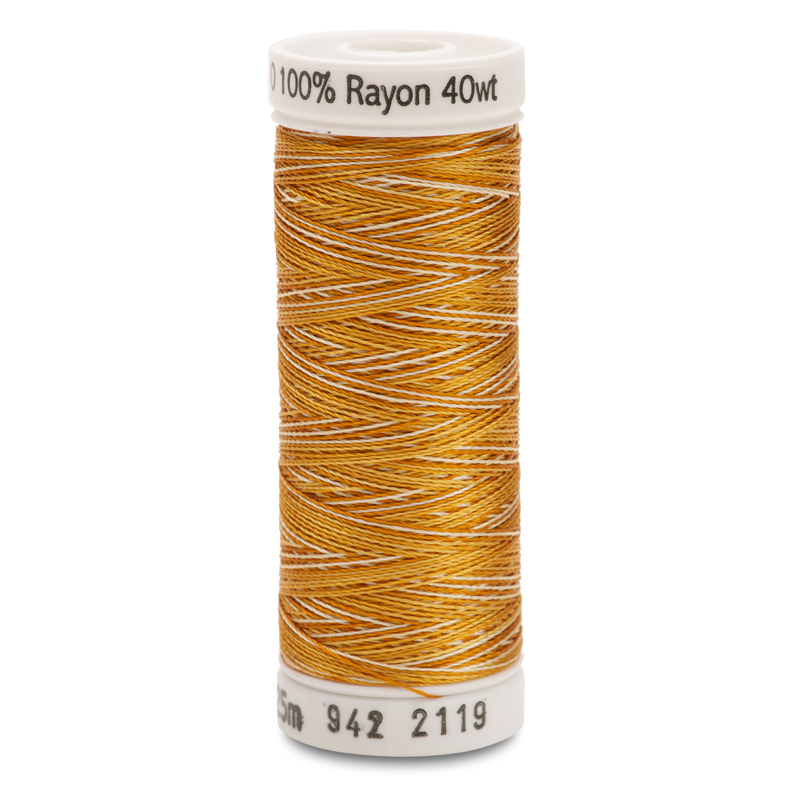 Sulky 40 Wt. Rayon Variegated Thread - Vari-Lt. Brown - 250 yd. Spool