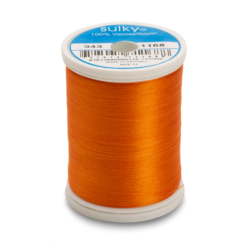 Sulky 40 Wt. Rayon Thread-True Orange - 850 yd. Spool