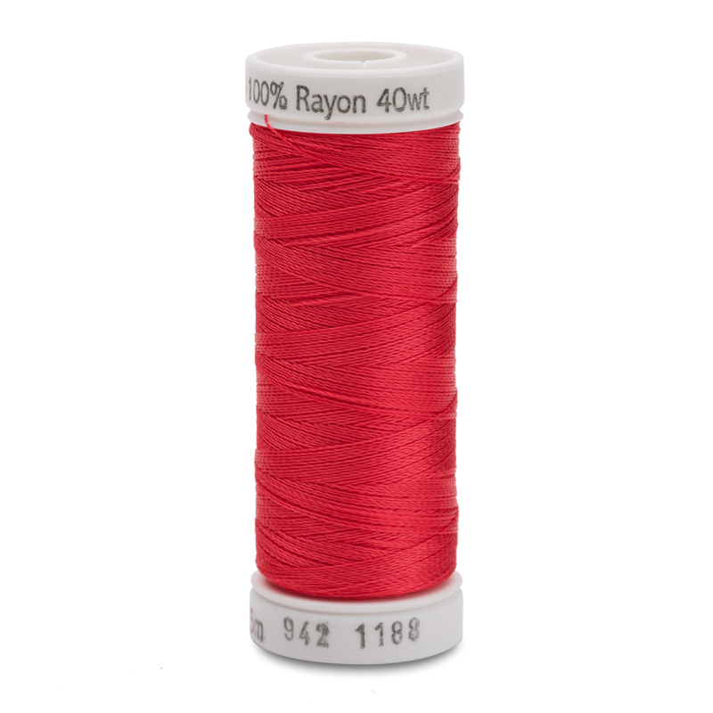 Sulky 40 Wt. Rayon Thread- Red Geranium - 250 yd. Spool
