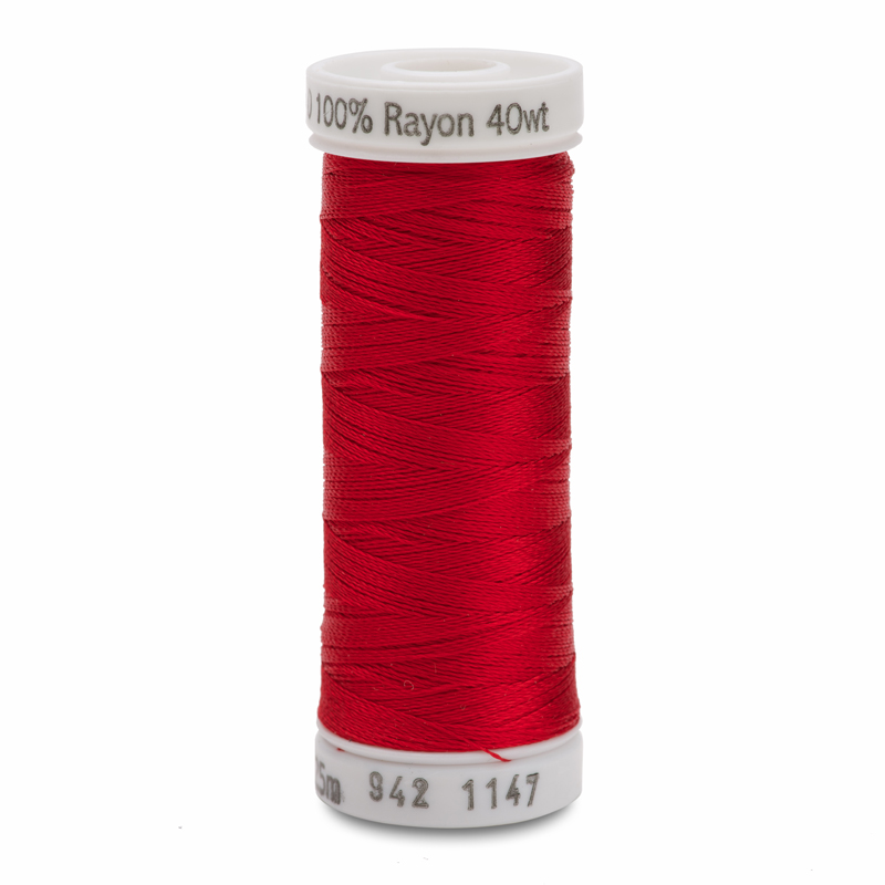 Sulky 40 Wt. Rayon Thread- Christmas Red - 250 yd. Spool