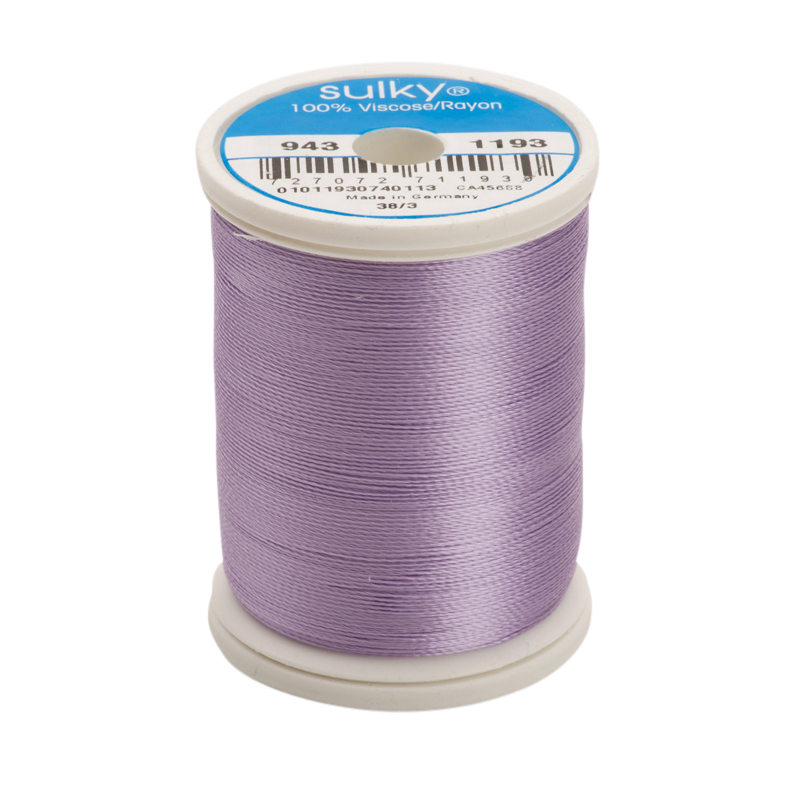 Sulky 40 Wt. Rayon Thread- Lavender - 850 yd. Spool