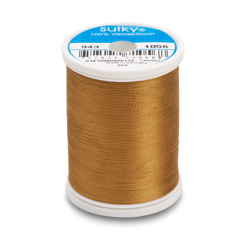 Sulky 40 Wt. Rayon Thread- Med. Tawny Tan - 850 yd. Spool