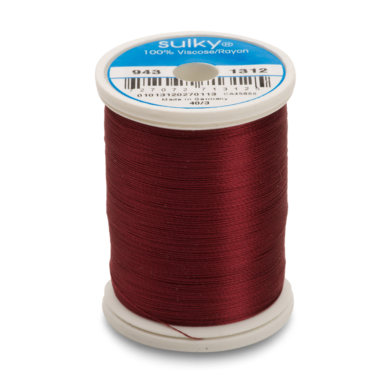 Sulky 40 Wt. Rayon Thread- Wine - 850 yd. Spool