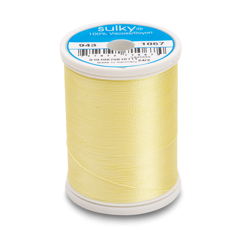 Sulky 40 Wt. Rayon Thread- Lemon Yellow - 850 yd. Spool