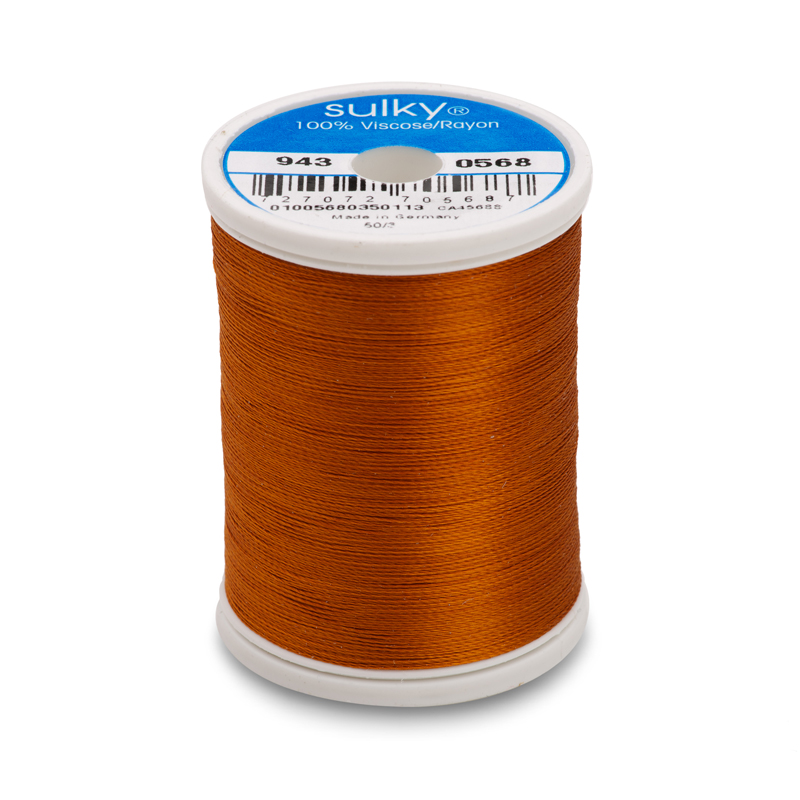Sulky 40 Wt. Rayon Thread - Cinnamon - 850 yd. Spool