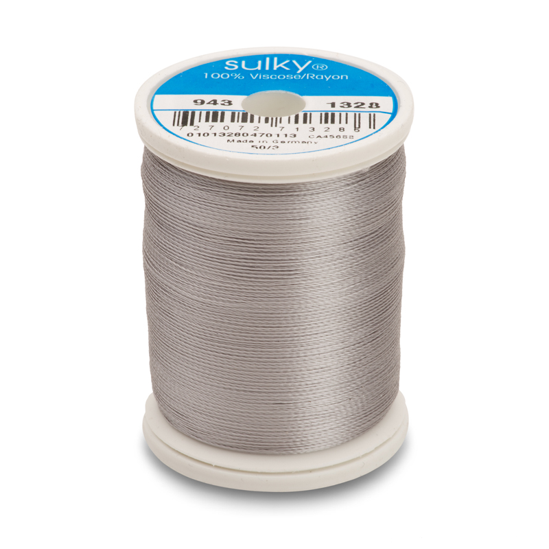 Sulky 40 Wt. Rayon Thread- Nickel Gray - 850 yd. Spool