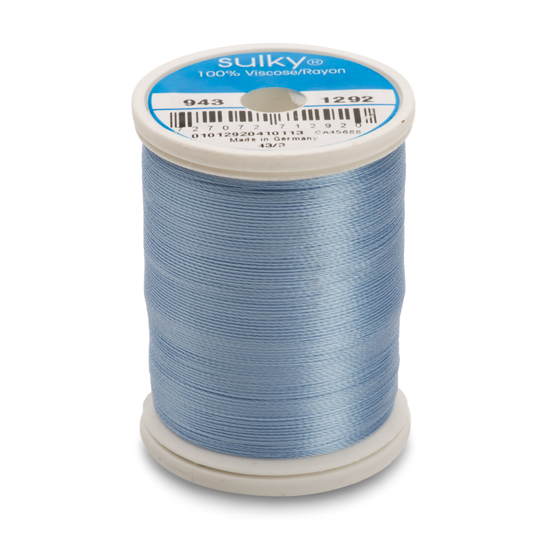Sulky 40 Wt. Rayon Thread- Heron Blue - 850 yd. Spool